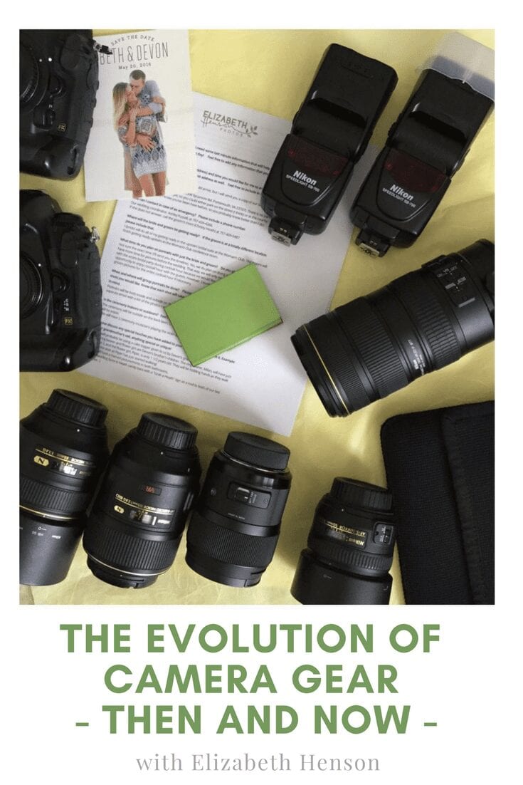 Evolution of Camera Gear then and now